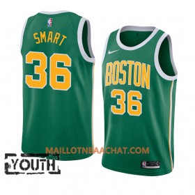Maillot NBA Boston Celtics Marcus Smart 36 2018-19 Nike Vert Swingman - Enfant